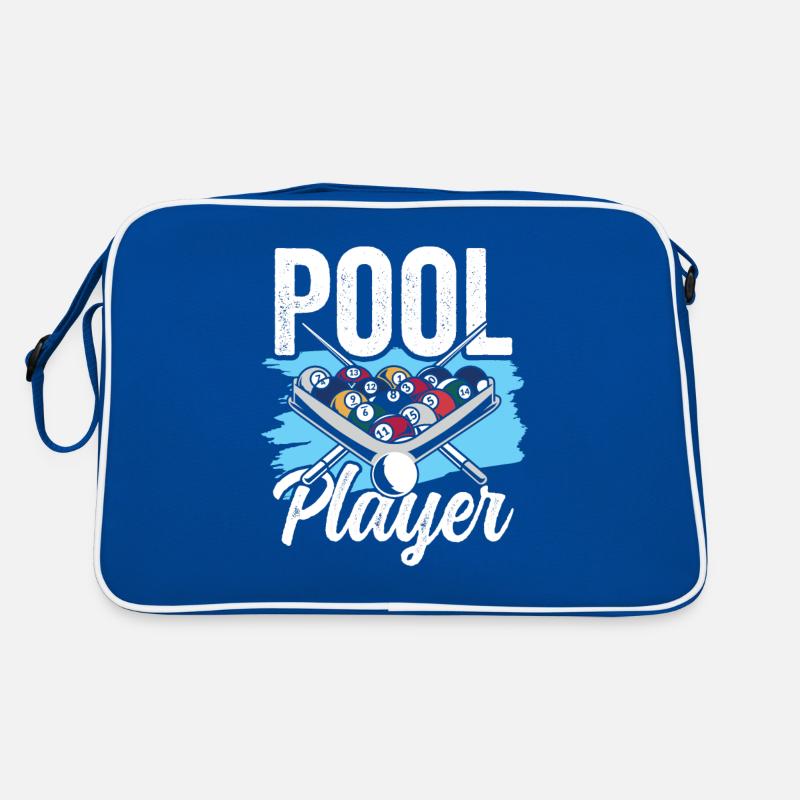 Pool Player Billiard Billiard Lovers Retro Bag