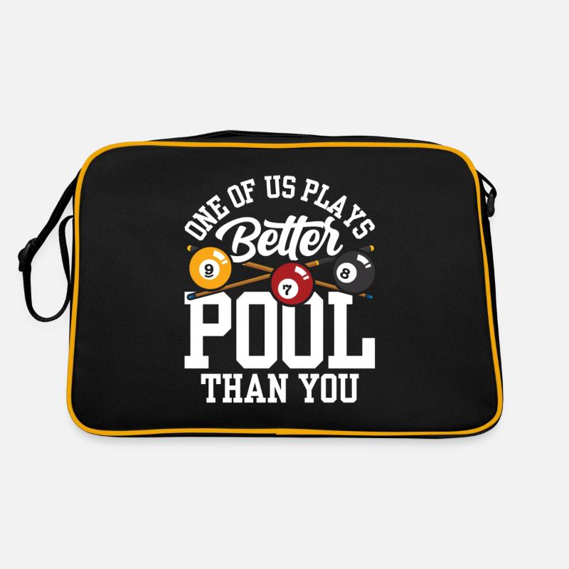 L’un de nous joue au billard mieux que toi Sac Retro