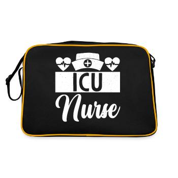 Intensive care nurse Intensive care unit - Retro Bag - black/gold - Back