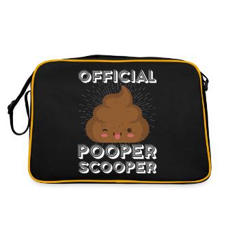 Pooper Scooper officiel 19 - Sac Retro - noir/or - Dos