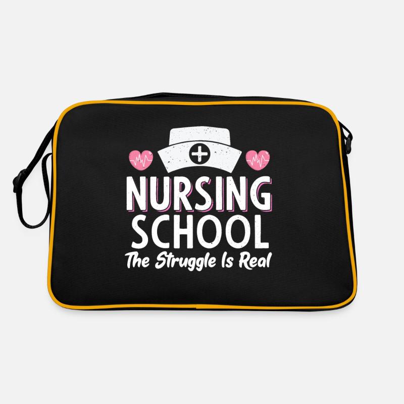 Nursing student nursing school Das Ringe Retro Bag