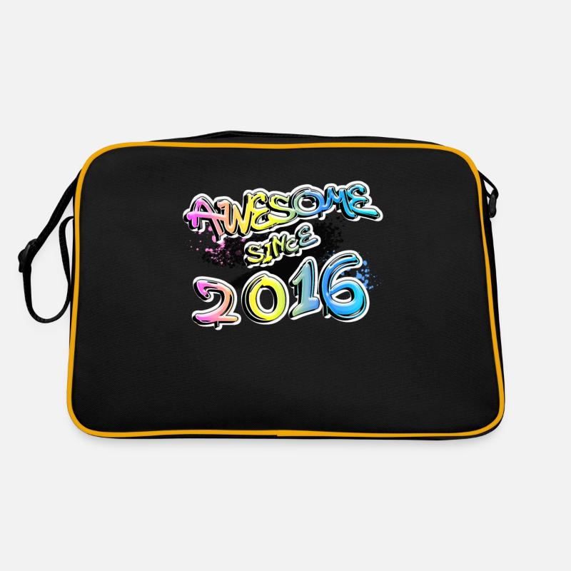 Awesome since 2016 Retro Tasche
