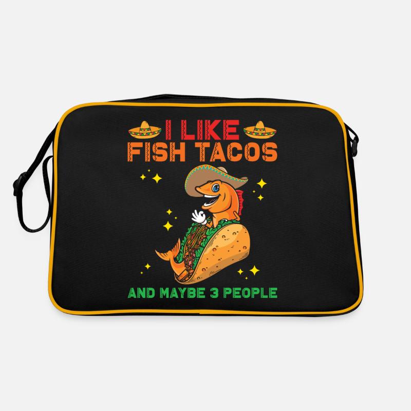 Fish Tacos Retro Bag