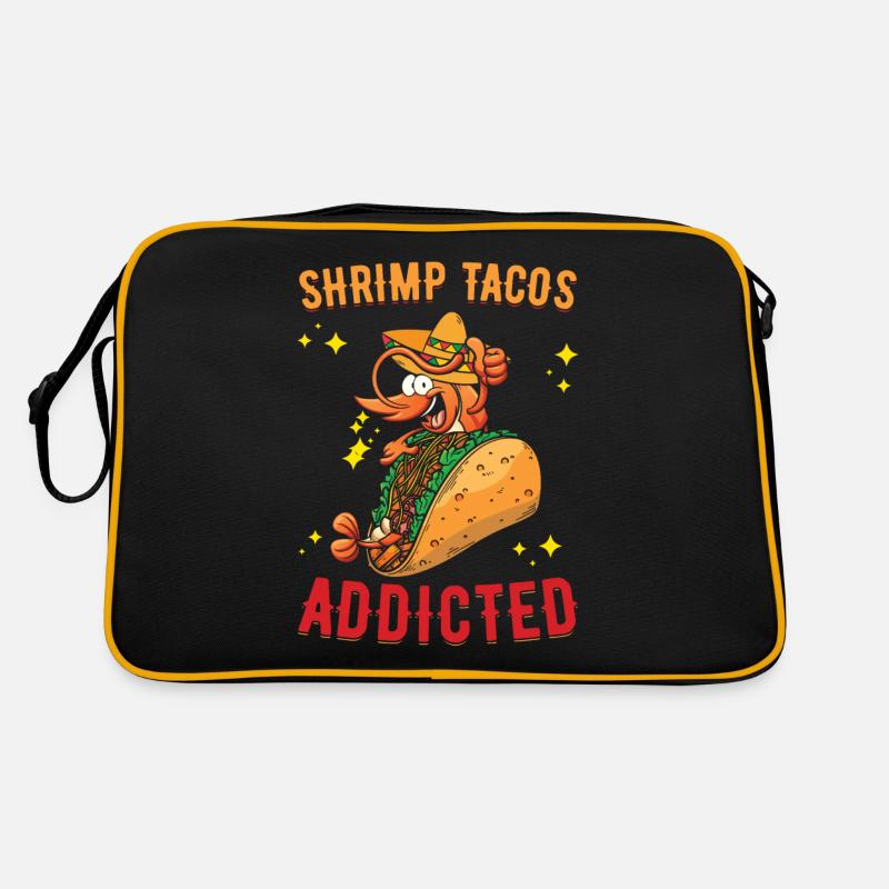 Schrimp Tacos Retro Tasche