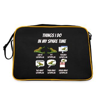 Chenille - Sac Retro - noir/or - Dos