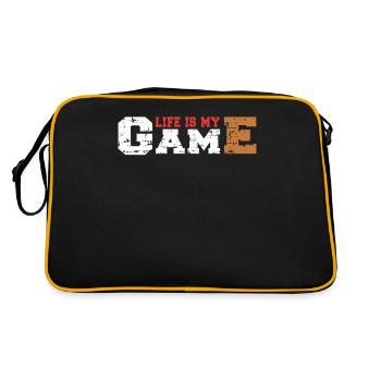 Life is My Game Live Free Nomads - Retro Bag - black/gold - Back