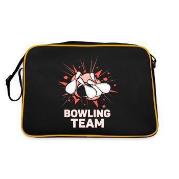 Bowling Team Hobby Bowler Mannschaft - Sac Retro - noir/or - Dos