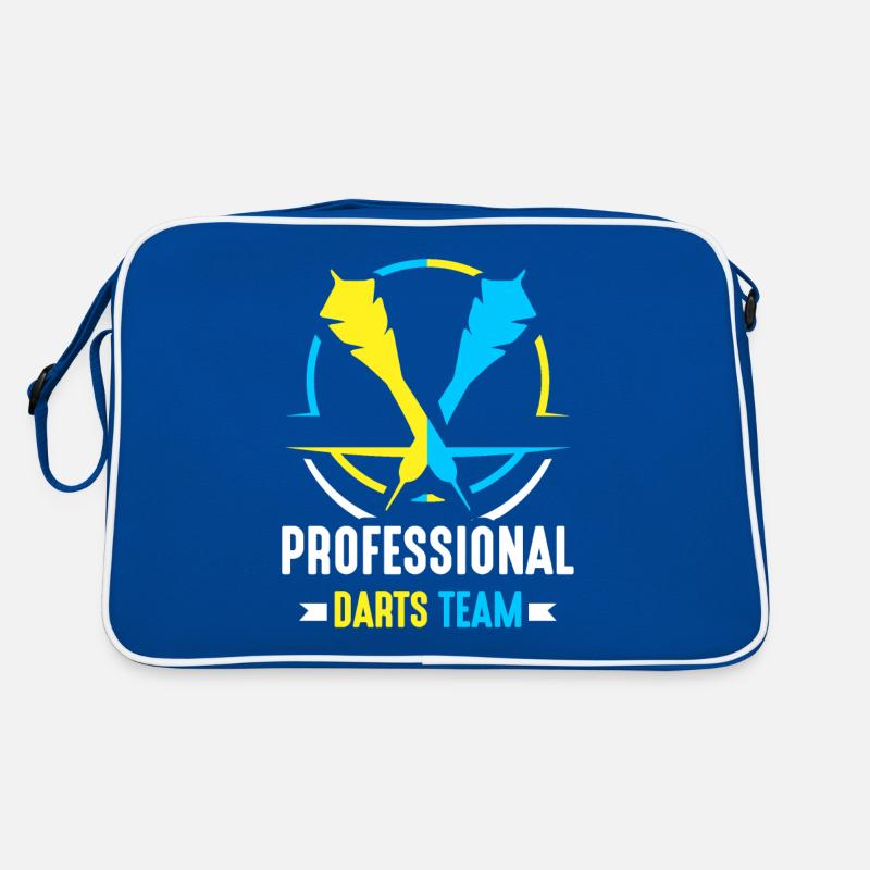 Équipe professionnelle de fléchettes Club de fléchettes Sac Retro