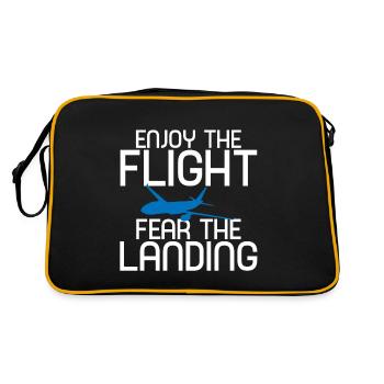 Enjoy The Flight Fear The Landing 2 - Retro Bag - black/gold - Back