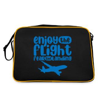 Enjoy The Flight Fear The Landing 4 - Retro Bag - black/gold - Back