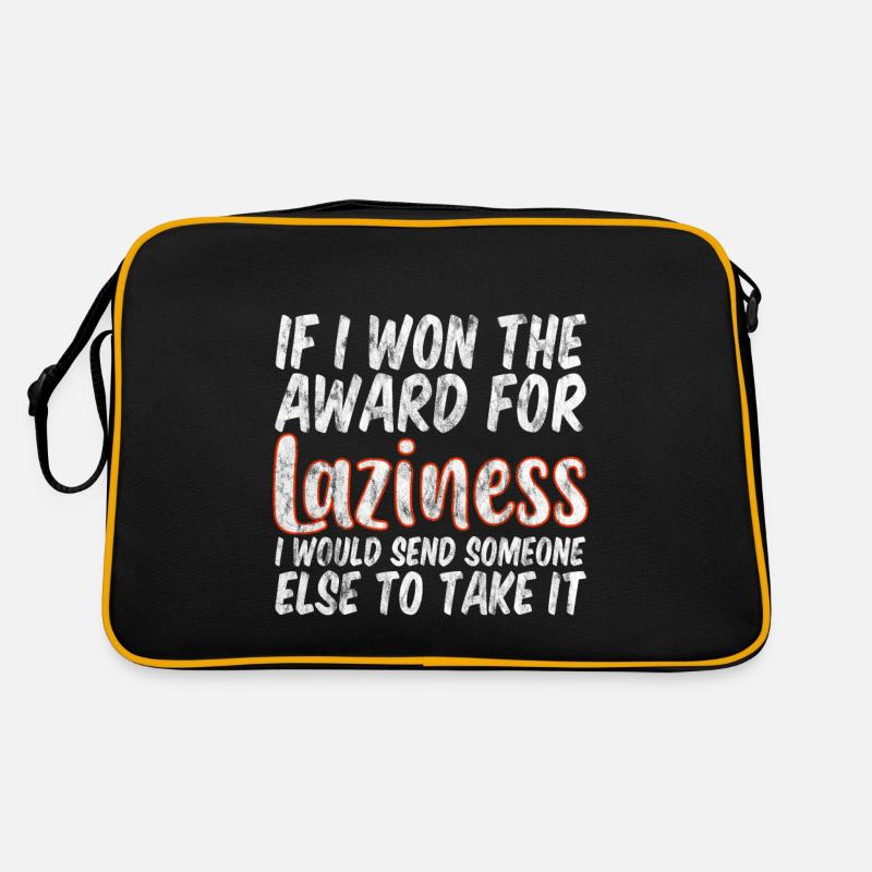 If I Won The Award For Laziness 3 Retro Tasche
