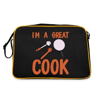 I'm A Great Cook 4 - Retro Bag - black/gold - Back