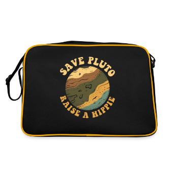 Planetary Science Astronomy Sarcasm For A Pluto - Retro Bag - black/gold - Back