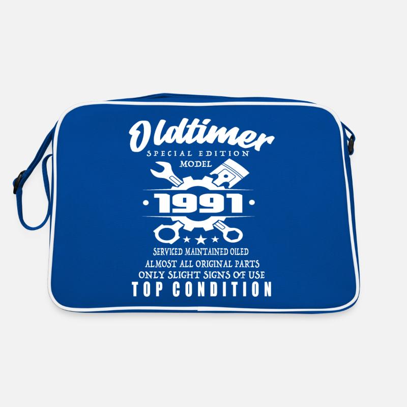 Oldtimer Special Edition Modell 1991 Geburtstag Retro Tasche