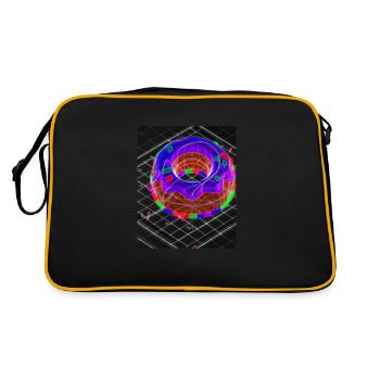Donut Blueprint Chef Pâtissier Gâteau Cuisson - Sac Retro - noir/or - Dos