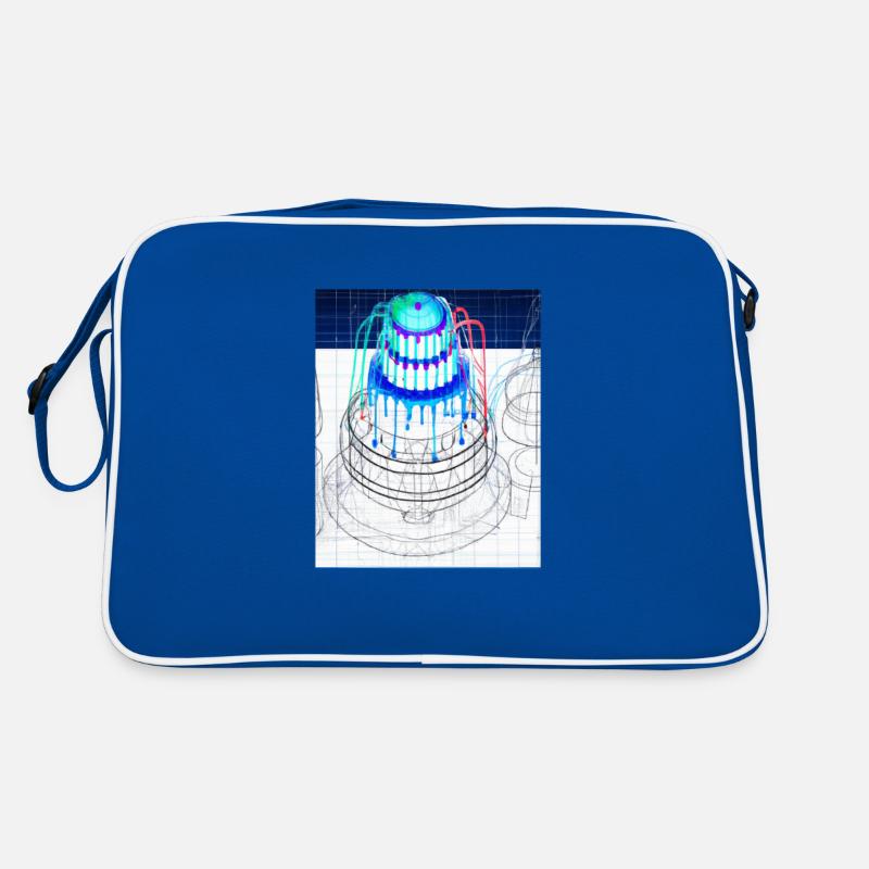 Drip Cake Blueprint Pastry Chef Cake Baking Retro Bag