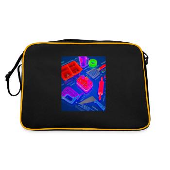 Baking Accessories Pies Blueprint Pastry Chef Cake - Retro Bag - black/gold - Back