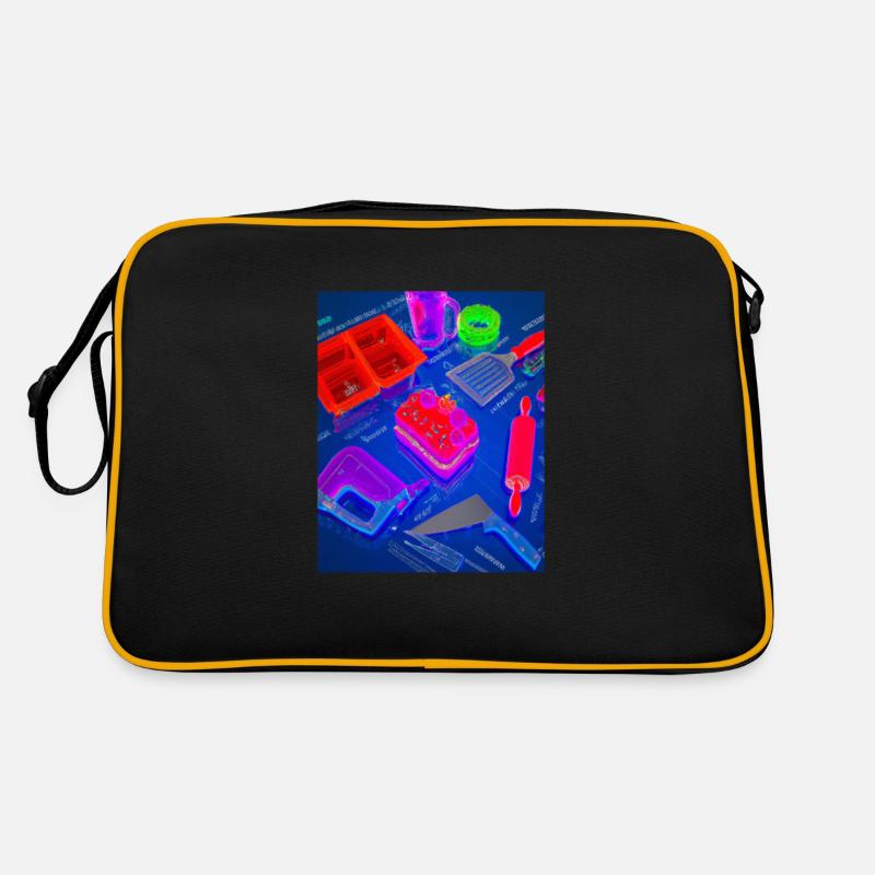 Baking Accessories Pies Blueprint Pastry Chef Cake Retro Bag