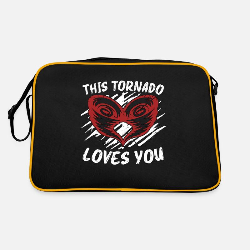 Tornadoes This Tornado Loves Storms Tornado Chaser Retro Bag