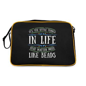 Beading It's The Little Things In Beadwork Beader - Retro Bag - black/gold - Back