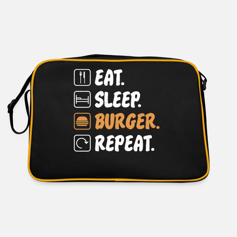 Burger Lover Gift Retro Bag