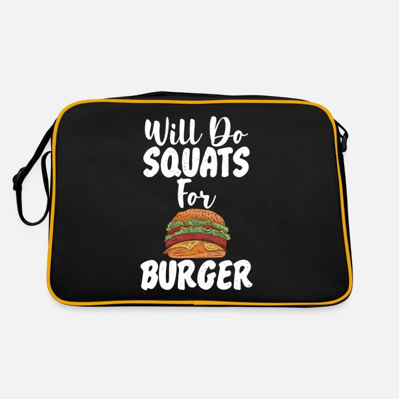 Burger Lover Gift Retro Bag