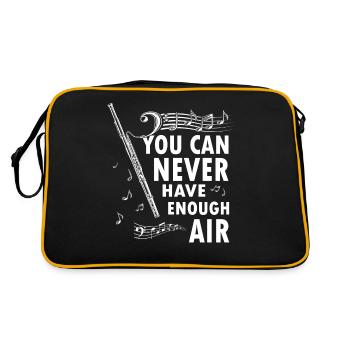 Bassoon -Music Bassoonist - Retro Bag - black/gold - Back