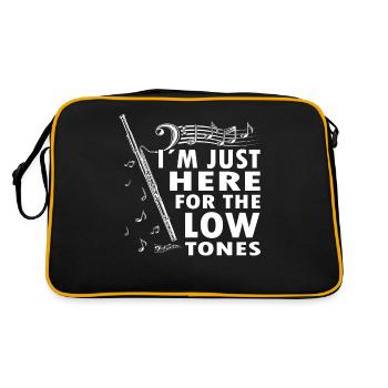 Woodwind instrument Music Bassoonist - Retro Bag - black/gold - Back