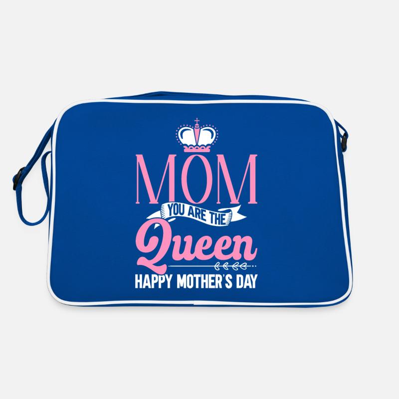 Alles Gute zum Muttertag Mom Queen Mutterkrone Retro Tasche