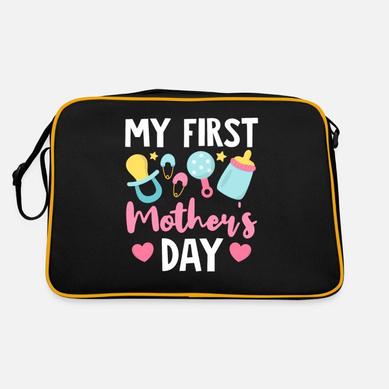 Mein erster Muttertag Neue Mutter Erstmals Mutter Retro Tasche