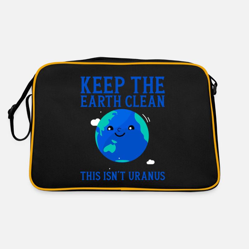 Keep The Earth Clean, This Isn't Uranus Retro Bag