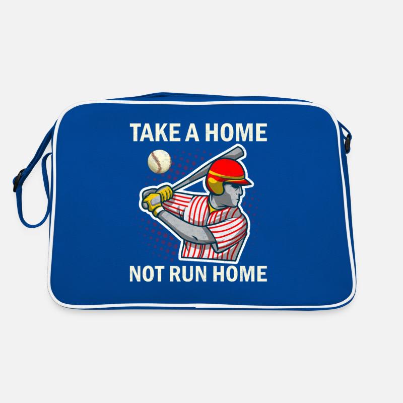 Take A Home Not Run Home - Baseball Retro Tasche
