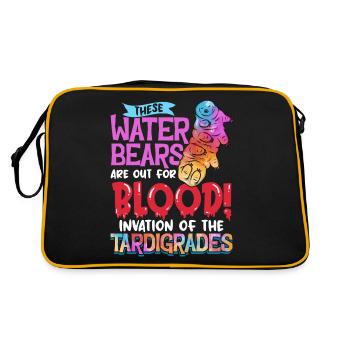 Ces ours d’eau sont sortis pour Blood Water Bear - Sac Retro - noir/or - Dos