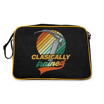 Classical Training - Laryngoscope Anesthesia - Retro Bag - black/gold - Back