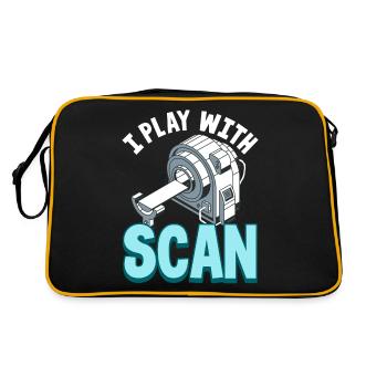 I play with Scan - Radiologist - Retro Bag - black/gold - Back
