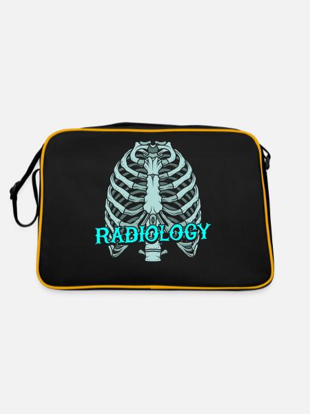 Radiologie - Radiologue - Sac Retro - noir/or - Dos