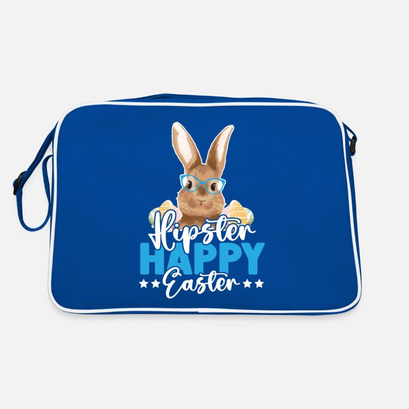 Hipster Happy Easter Retro Tasche