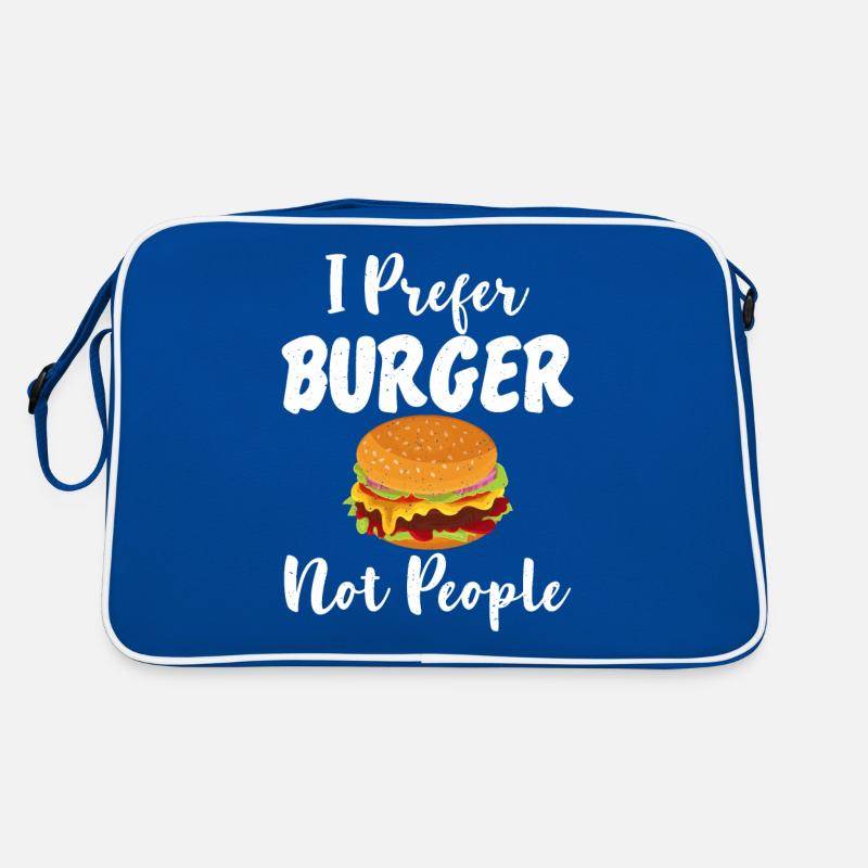 Burger Lover Gift Retro Bag