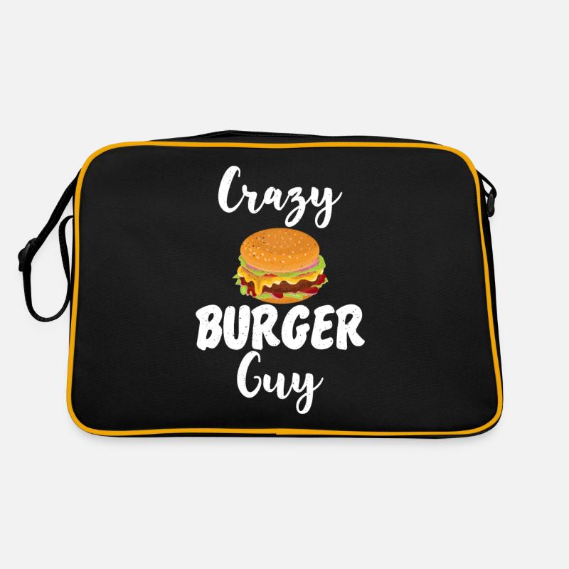 Burger Lover Gift Retro Bag