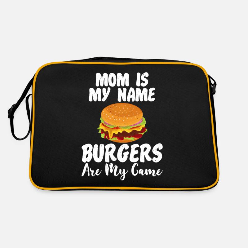 Burger Lover Gift Retro Bag