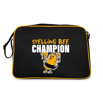 Spelling Bee Champ 4 - Retro Bag - black/gold - Back
