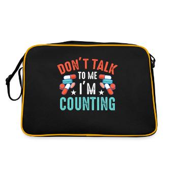 Pharmacy Technician Don't Talk To Me Prescription - Retro Tasche - Schwarz/Gold - Hinten