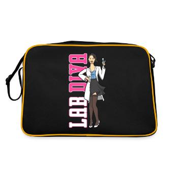 Lab Technician Lab Diva Medical Healthcare Science - Retro Tasche - Schwarz/Gold - Hinten