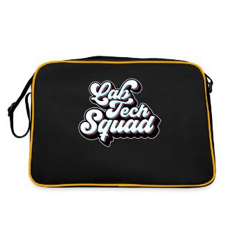 Lab Technician Lab Tech Squad Clinical Laboratory - Retro Bag - black/gold - Back