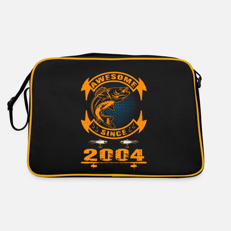 Awesome since 2004. Angel, Angler Geburtstag Retro Tasche