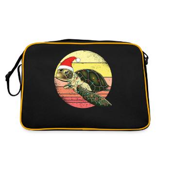 Turtle - Retro Bag - black/gold - Back