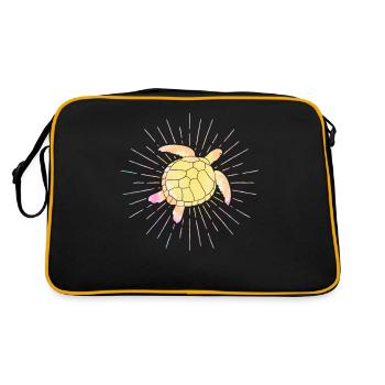 Turtle - Retro Bag - black/gold - Back