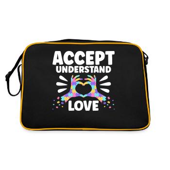 Accepter Comprendre l’amour - Sac Retro - noir/or - Dos