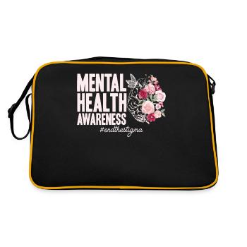 Mettre fin à la stigmatisation - Sac Retro - noir/or - Dos