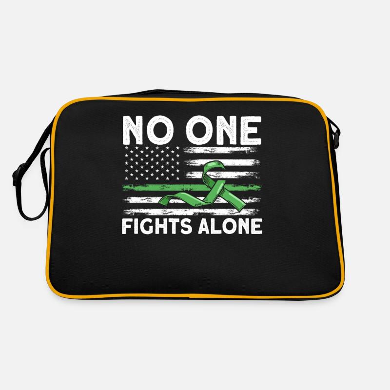 No One Fights Alone Retro Tasche